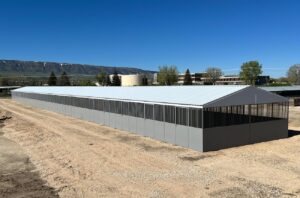 Large commercial weld-up metal building